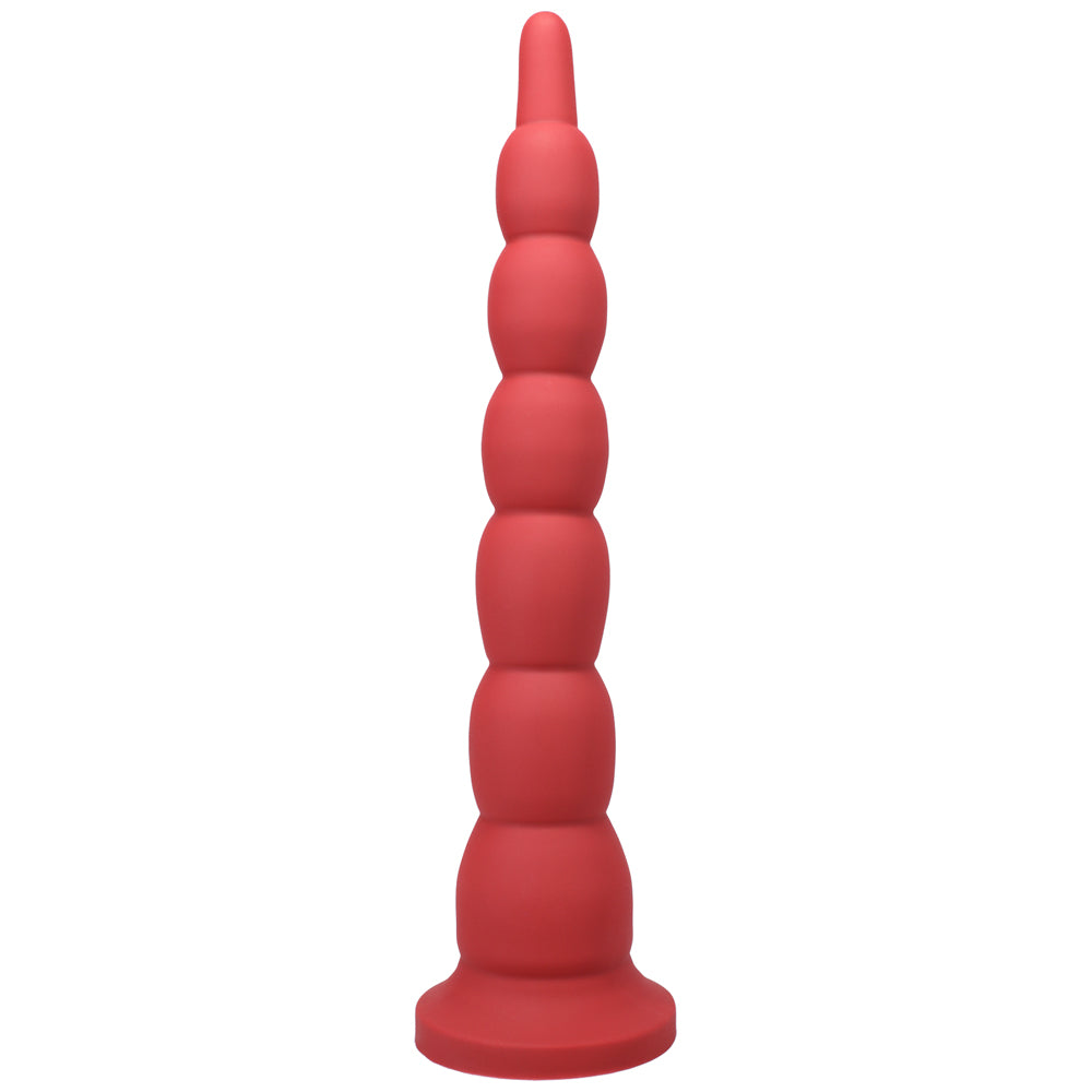 Tantus Cowboy Beaded Dildo Ruby