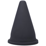 Tantus Cone Squat Dildo Onyx