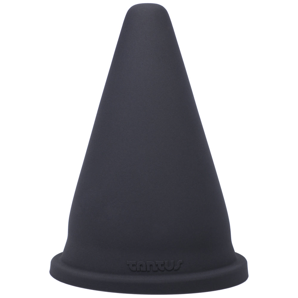 Tantus Cone Squat Dildo Onyx