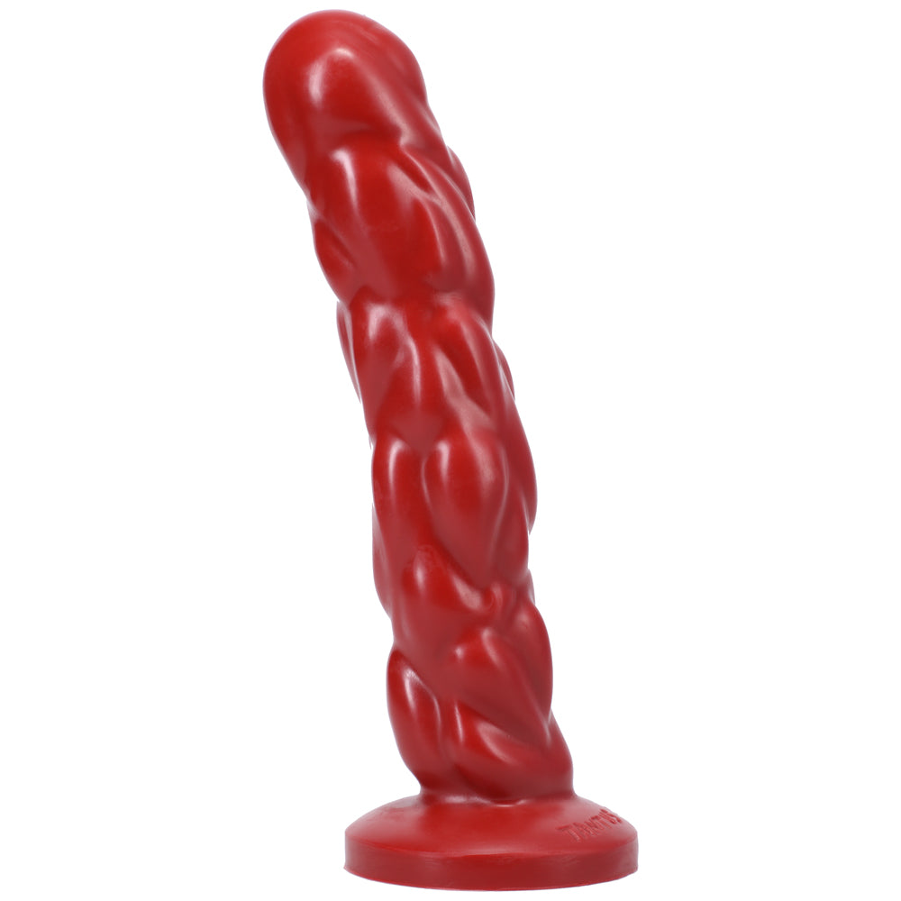 Tantus Paisley Textured Dildo Ruby