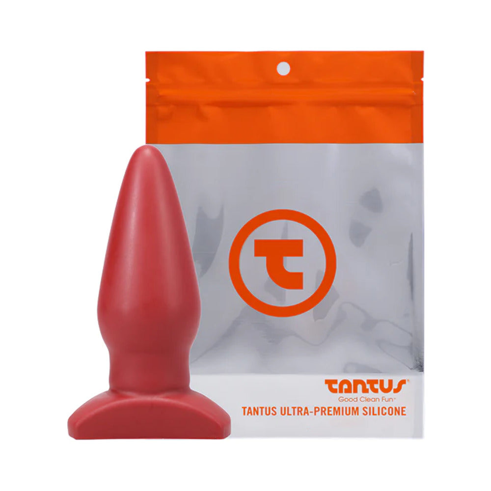 Tantus Ringo Anal Plug Crimson