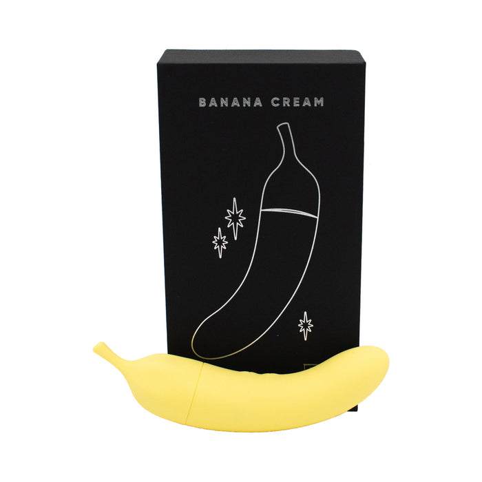Like A Kitten Banana Cream Air Pulse & G-Spot Vibrator